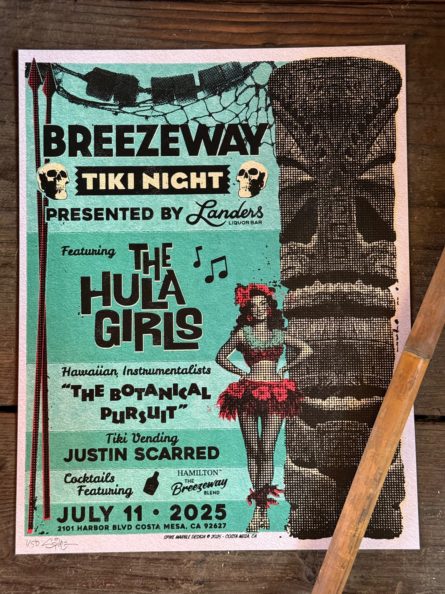 Breezeway Night II Poster