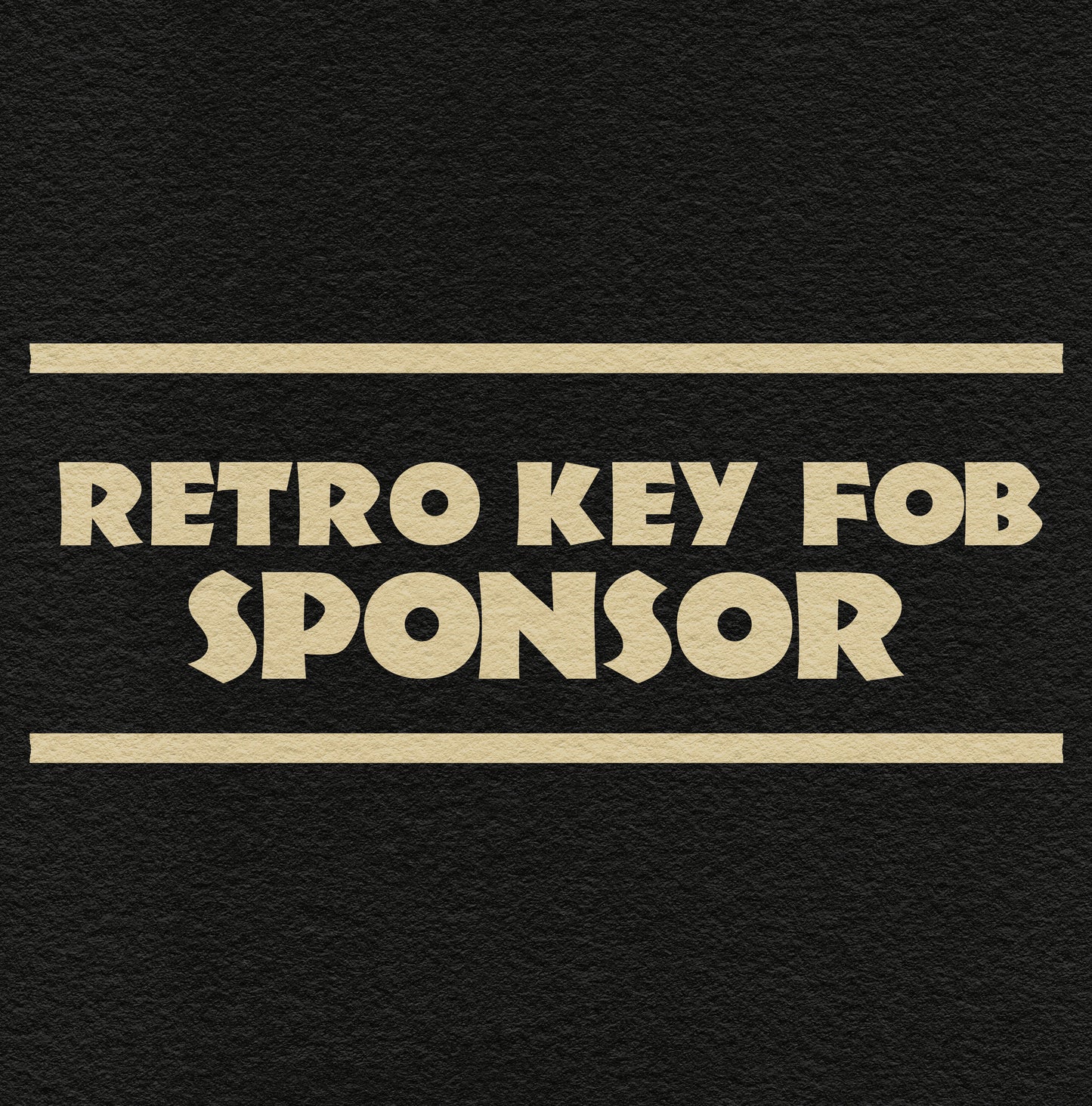 Retro Key Fob Sponsor