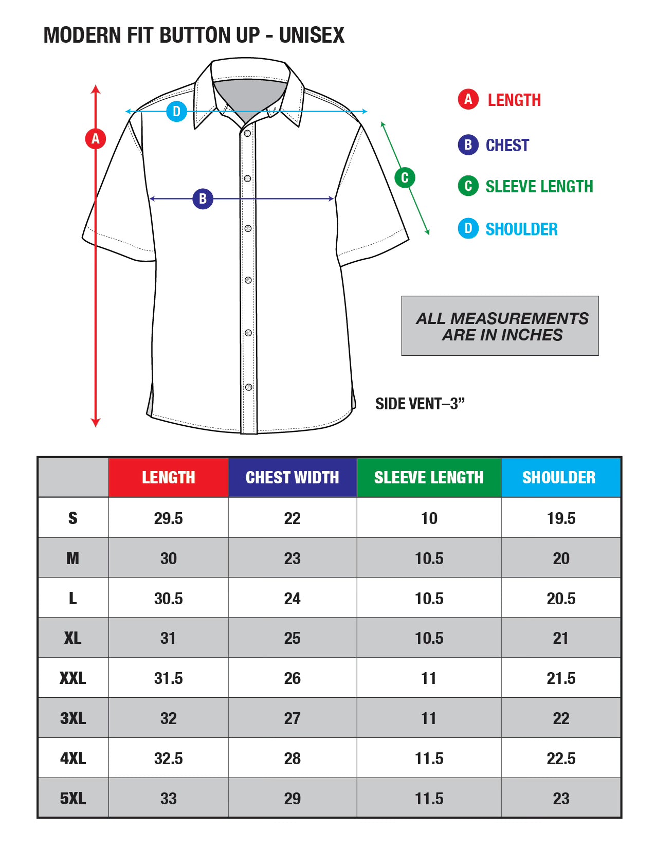 Granito Glass Shirt Modern Fit Button-Up Shirt - Unisex - Pre-Order (FREE SHIPPING in U.S.)