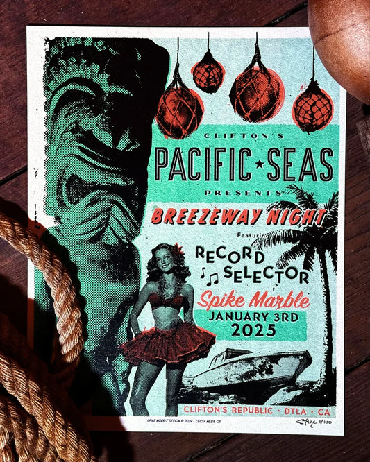 Breezeway Night Poster