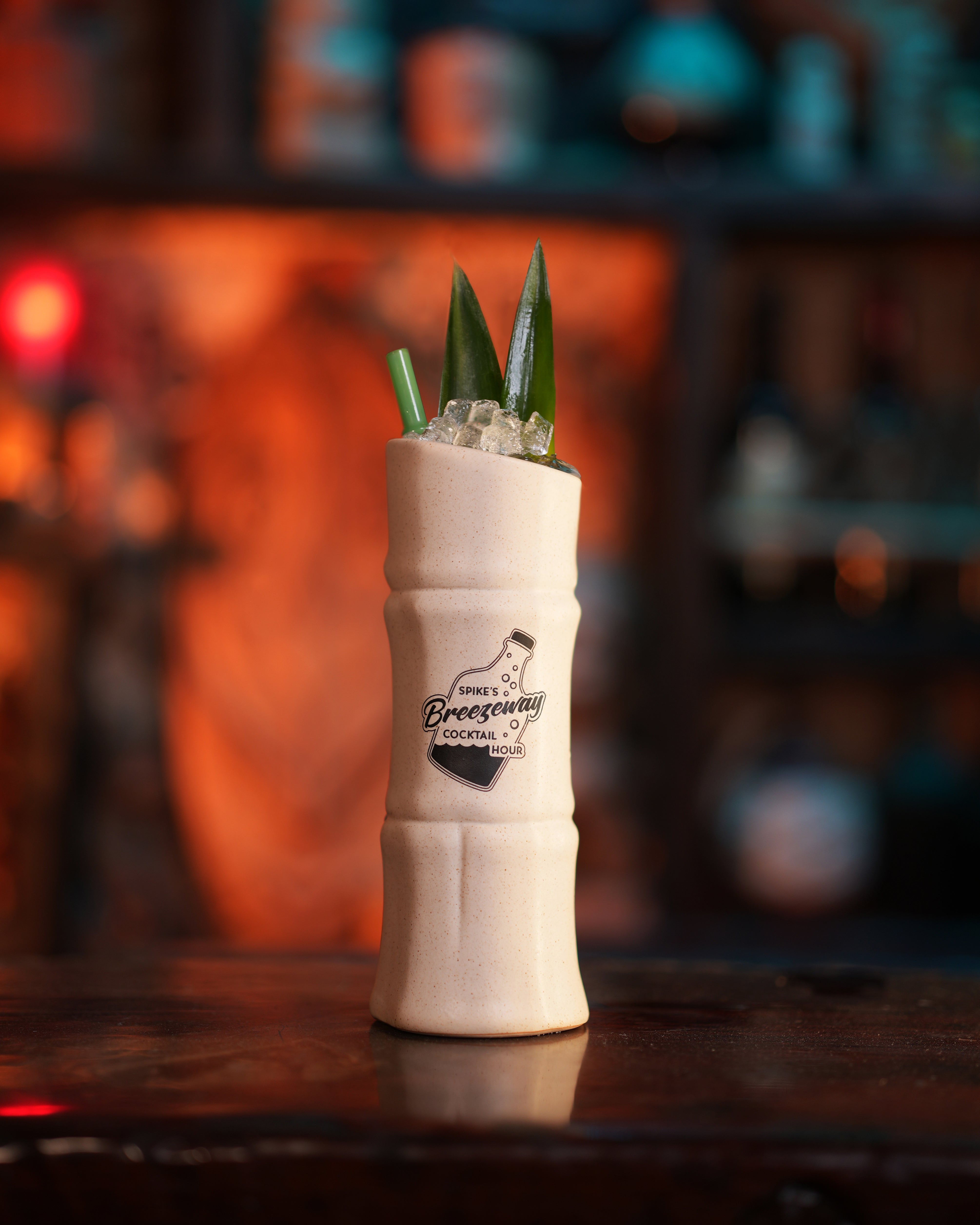 Breezeway Bamboo Mug – Spike's Breezeway Cocktail Hour